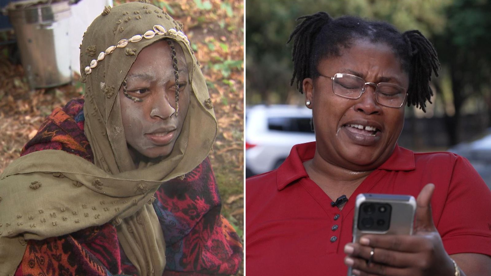 Kaura Taylor and her mother Melba Whitehead