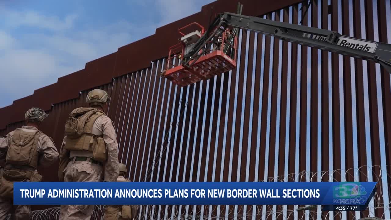 Trump administration announces plans to build new sections of southern ...