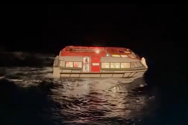 Royal Caribbean cruise ship rescues stranded group aboard ramshackle ...