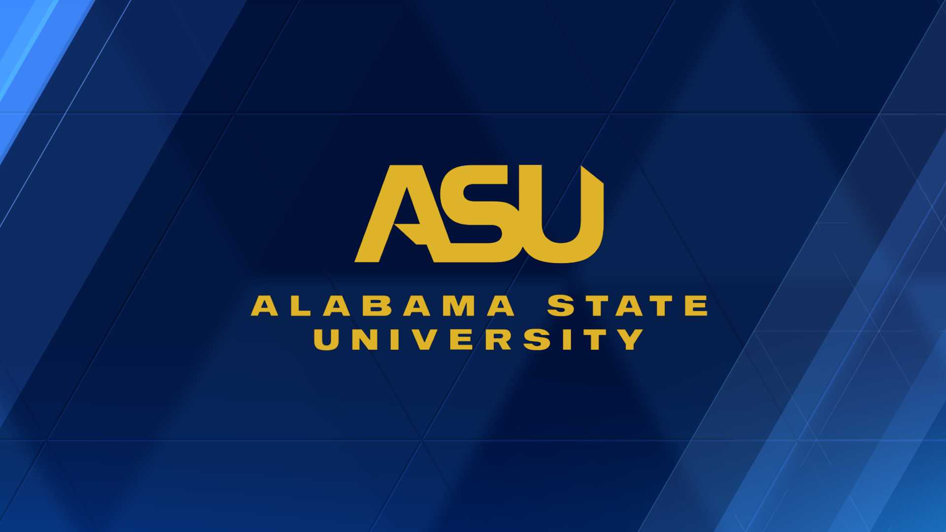 Alabama State University logo