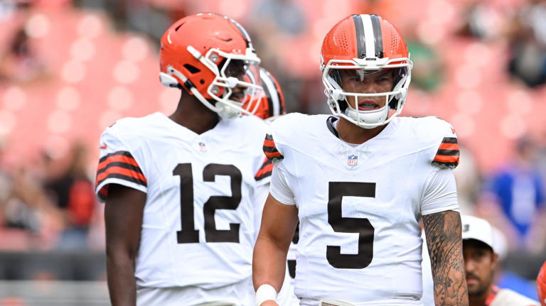 Dillon Gabriel Takes Subtle Shot at Shedeur Sanders After Being Named  Browns QB
