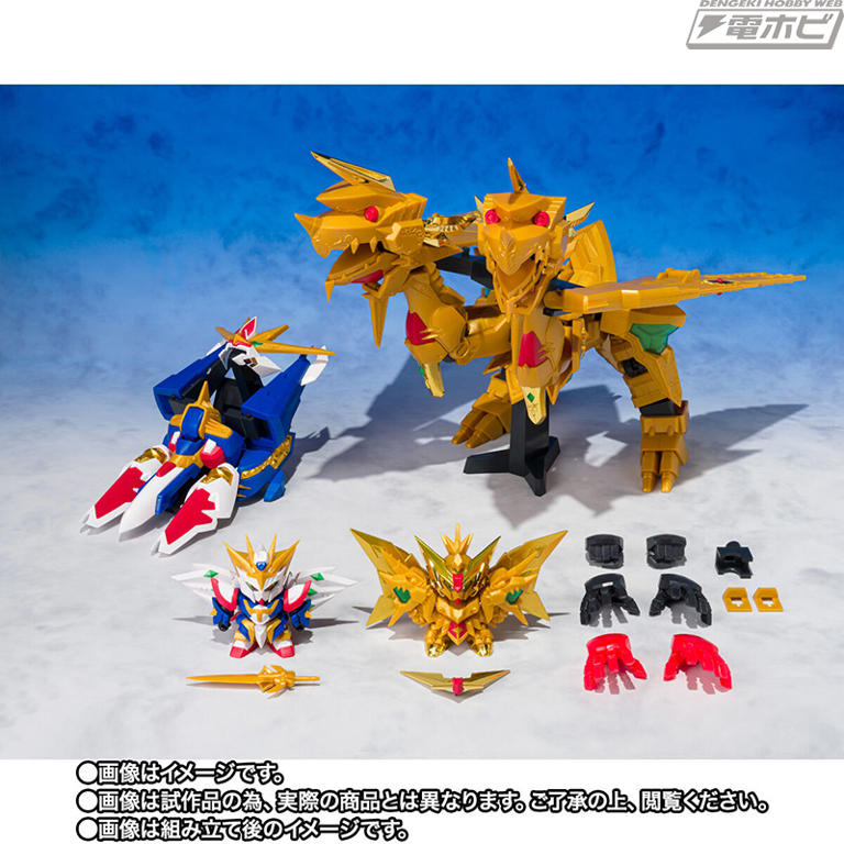 黄金神スペリオルカイザーと太陽神ゴッドカイザーが完全新規造形で