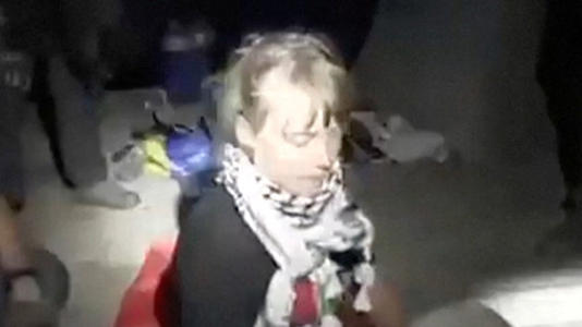 Greta Thunberg after being removed from the Gaza aid flotilla. Pic: Israeli foreign ministry