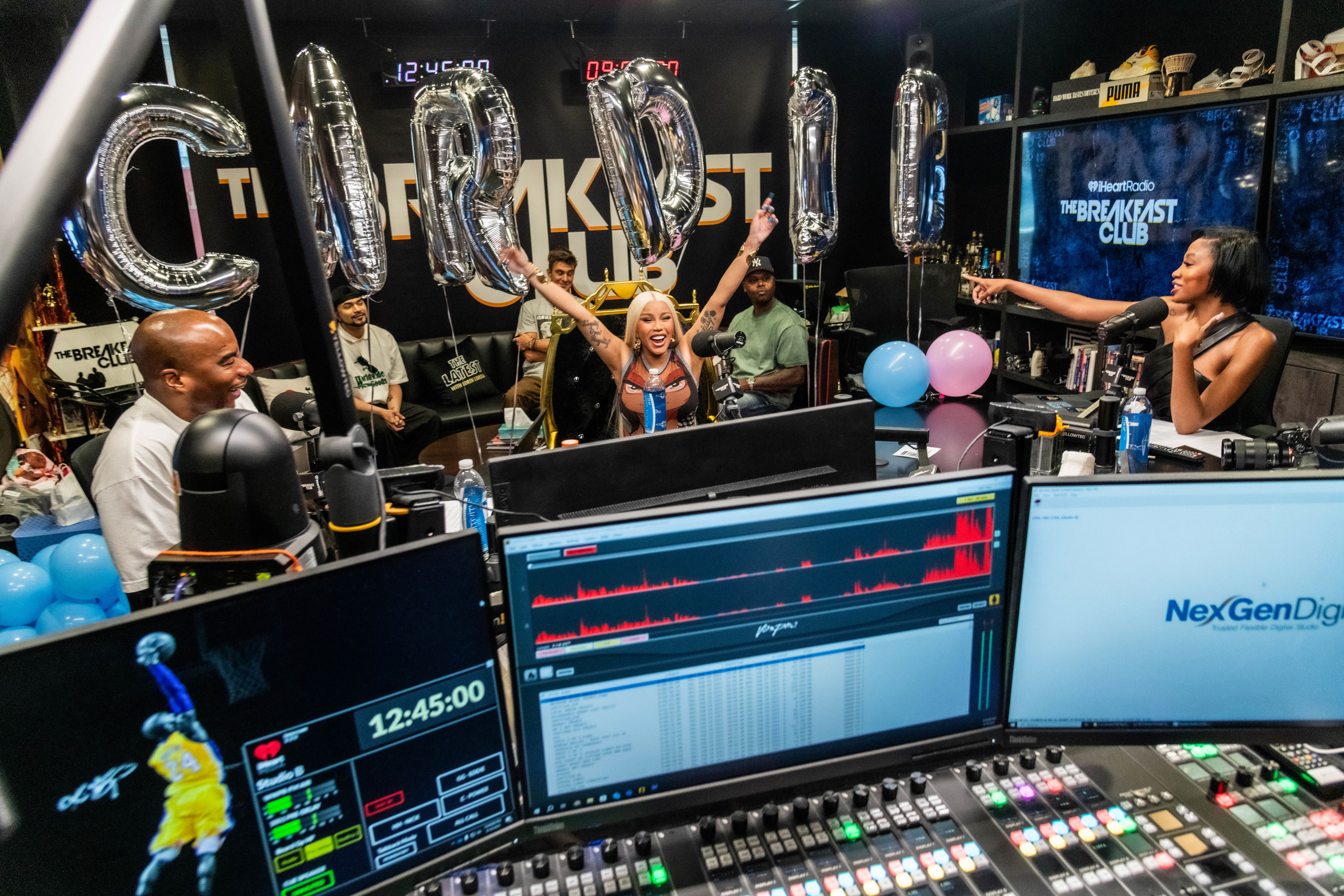 The Breakfast Club radio studio
