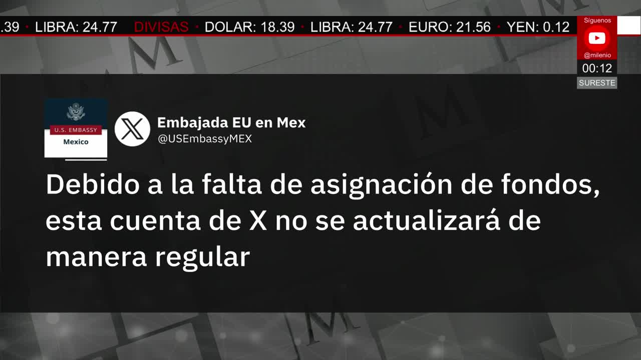El cierre de gobierno en Estados Unidos restringe operaciones de ...