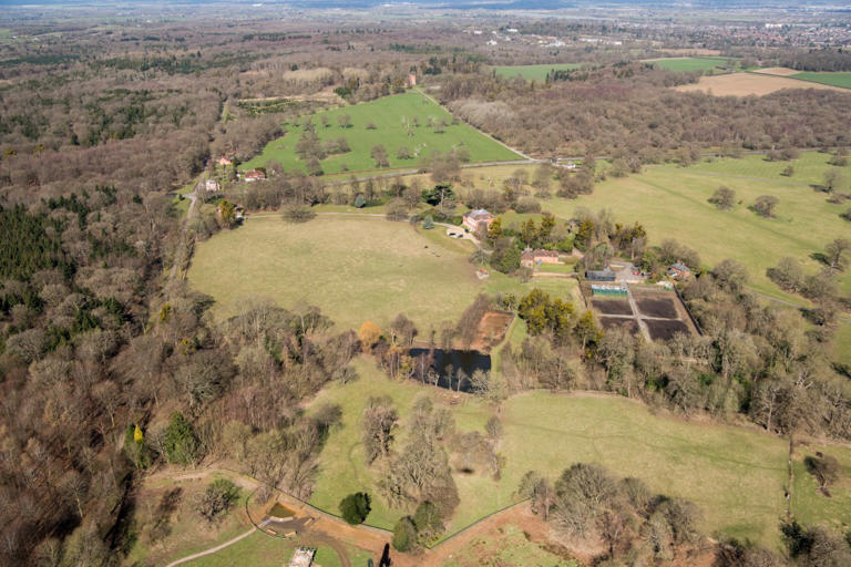 The family’s estate is surrounded by open countryside, meaning they will be spoiled with uninterrupted views across the grounds. Getty Images