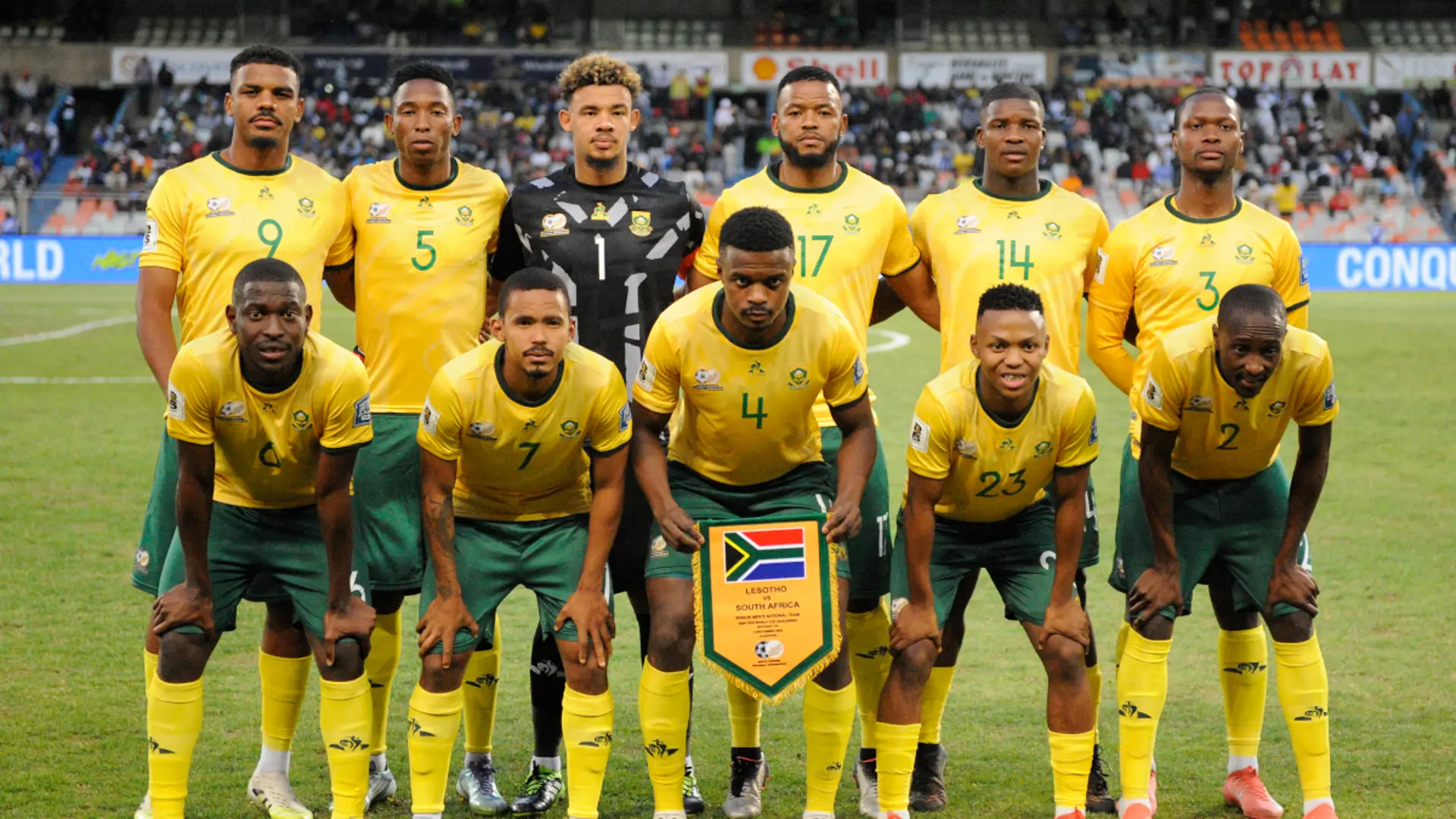 Bafana Bafana coach Hugo Broos names 23-man squad