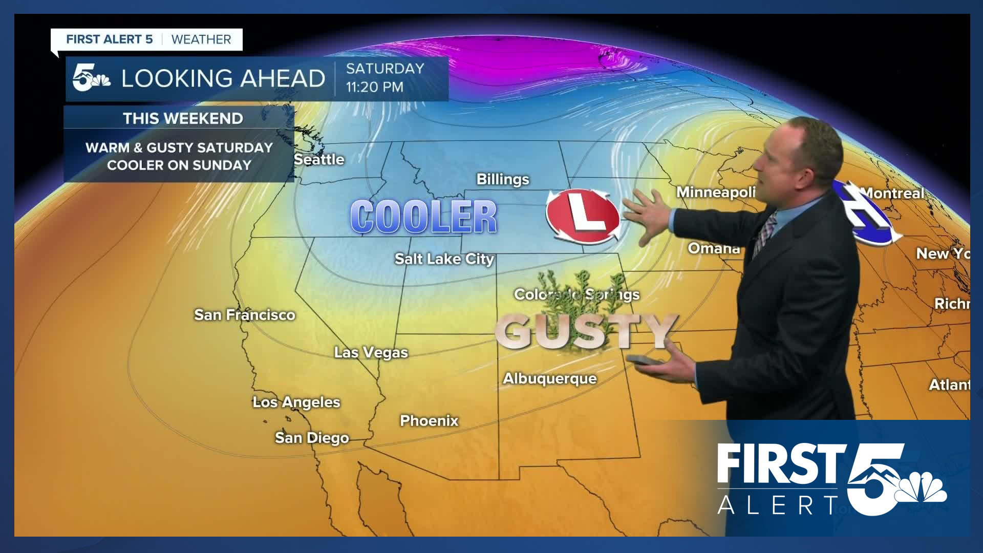 A warm end to the work week, with increasing wind and a cool down this ...