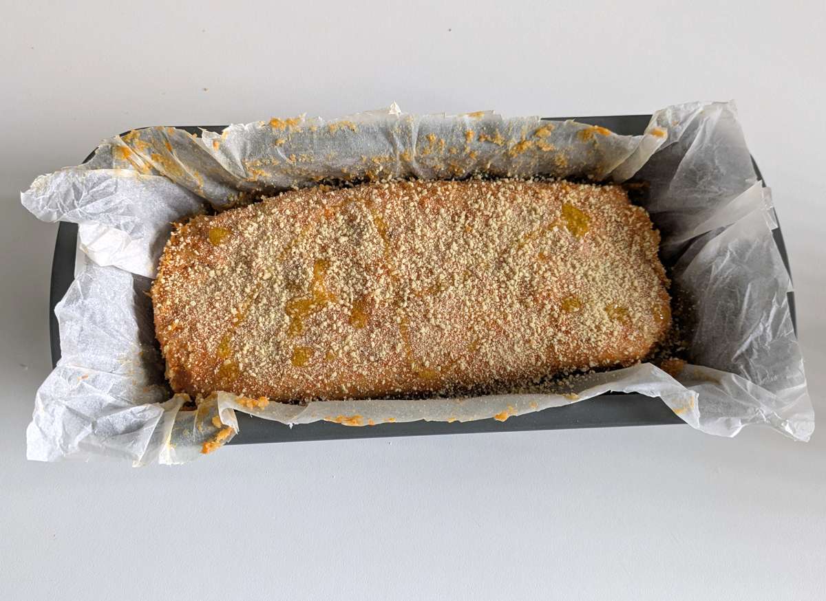 Kürbis-hackbraten mit champignons und scamorza-käse: leckeres und ...