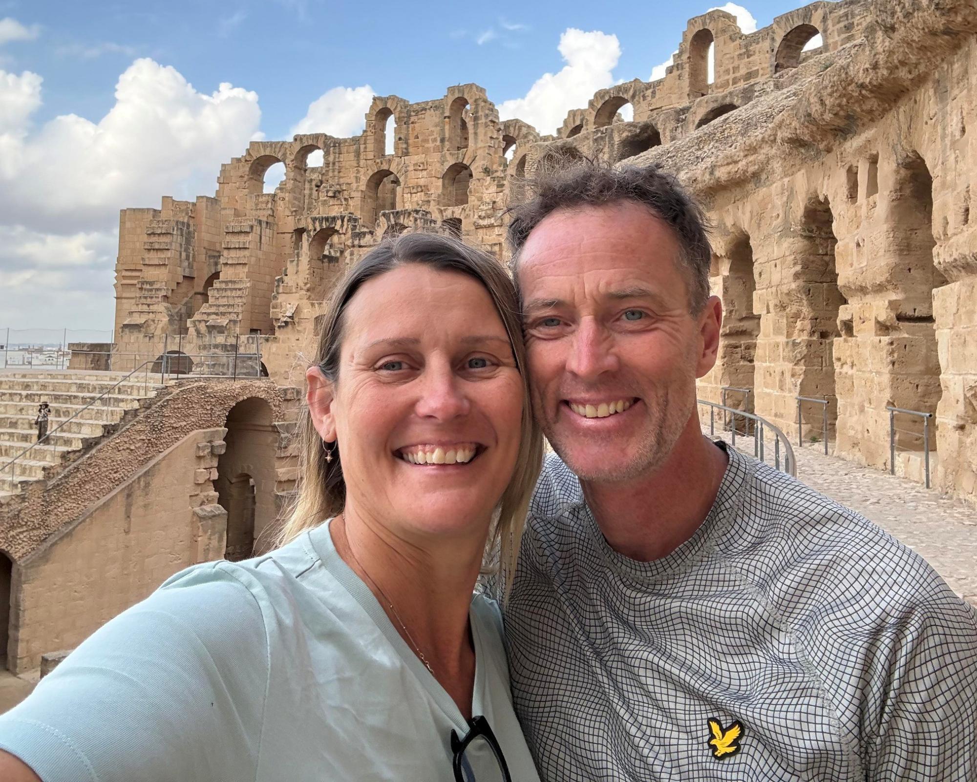 Lindsay and Craig Foreman, who were taken into custody in Iran in January during a motorcycle tour around the world. Photograph: Family handout/PA