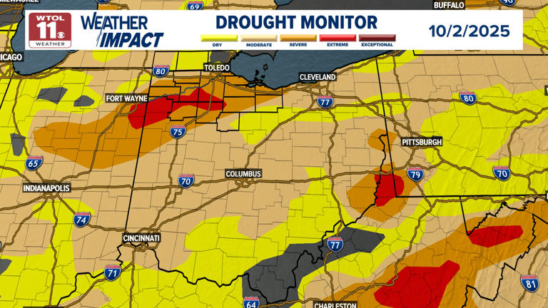 Dry conditions spread nationwide: Latest drought monitor update