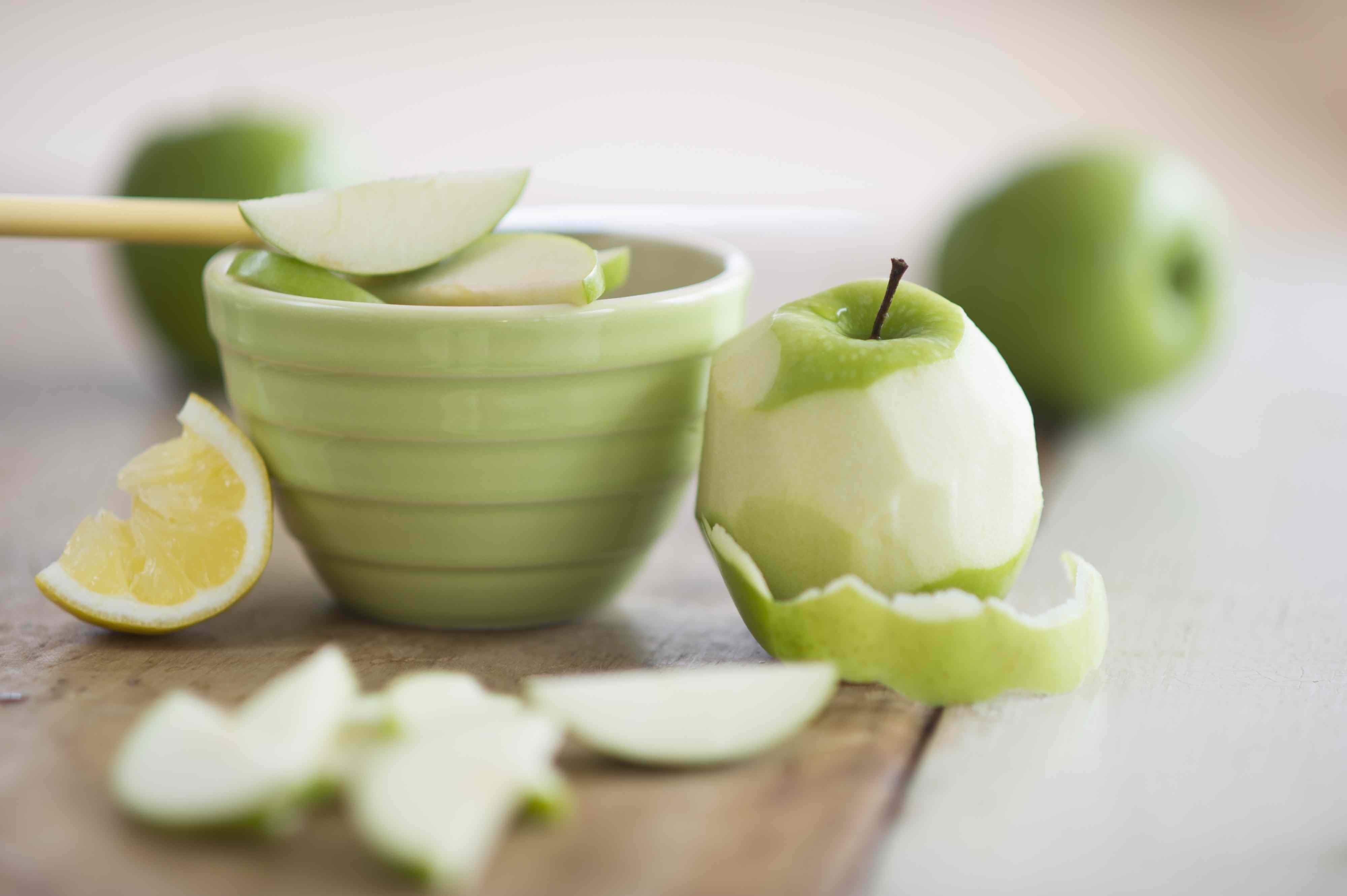 Apple peels contain antioxidants that may help lower your risk of chronic diseases.