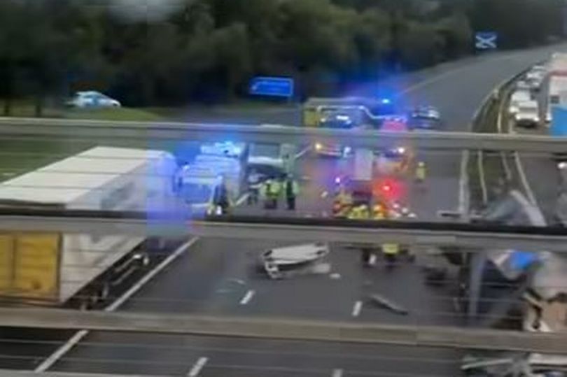 Lorry driver dies following horror crash on M6 close to Scottish border