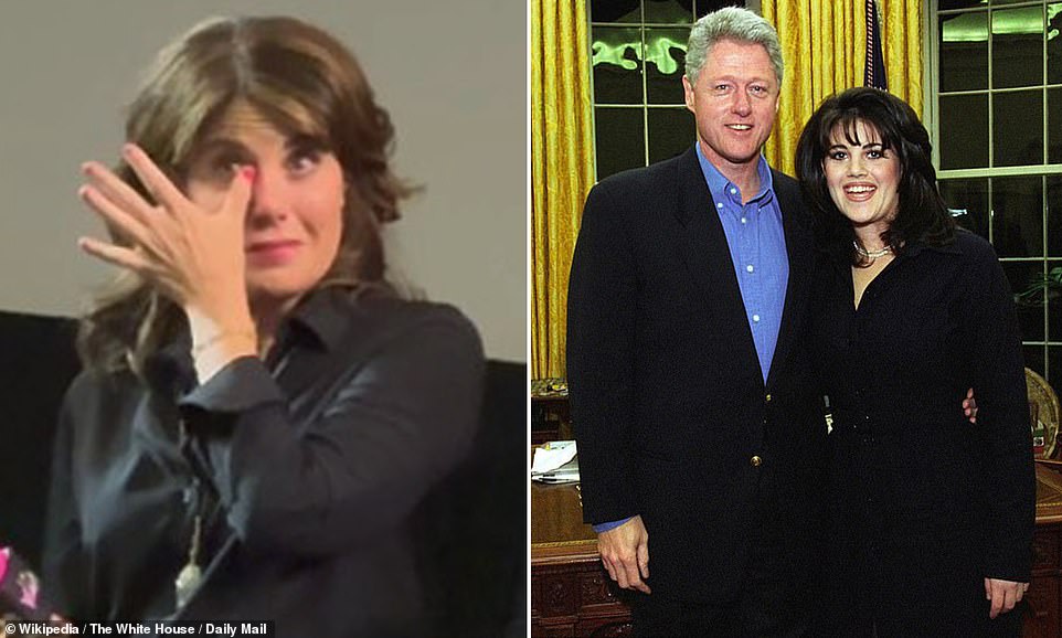 Monica Lewinsky breaks down in tears as she recalls Bill Clinton scandal
