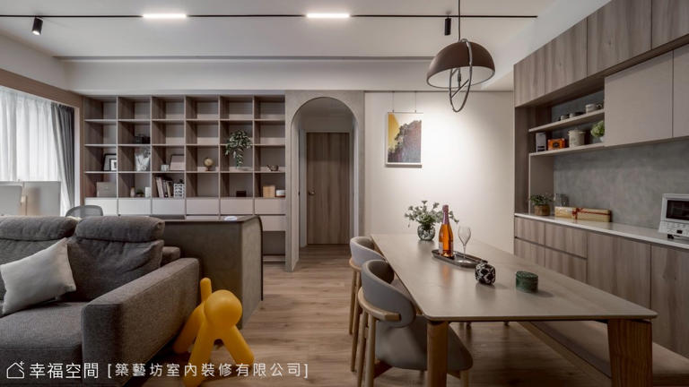 極簡手法擘劃輕盈舒心暖宅│現代風│24坪