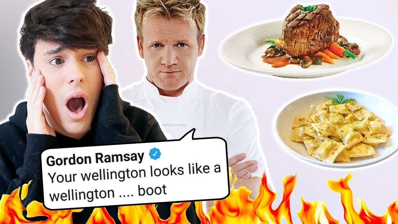 We roast Gordon Ramsay's actual food after he roasted us