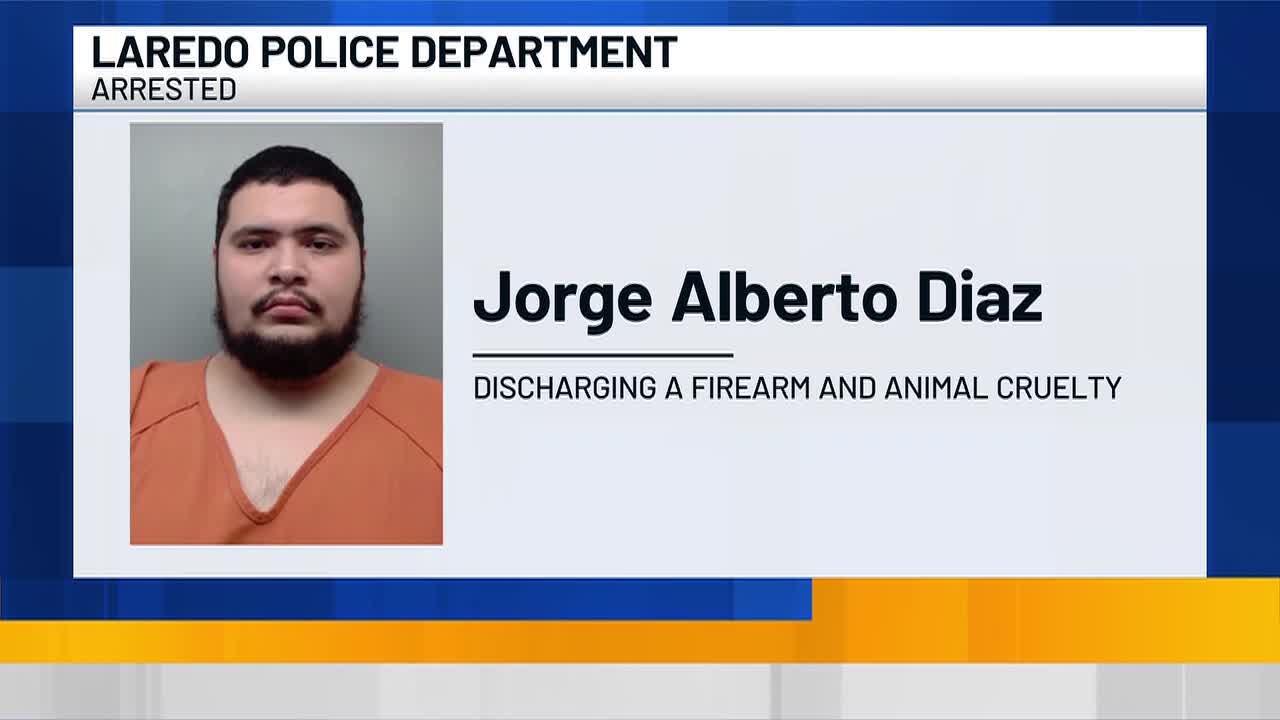 Laredo man charged with shooting dog with stolen firearm