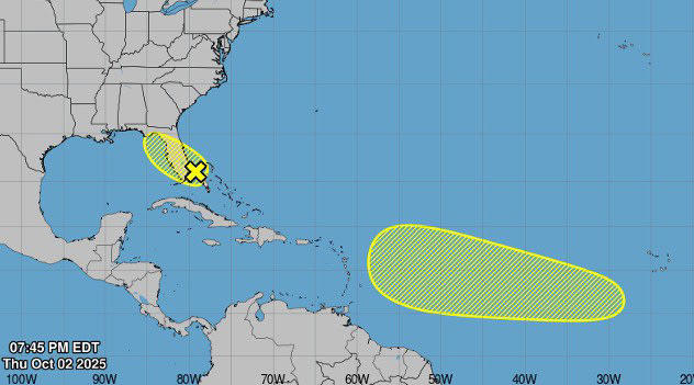 Tropical Tracker: NHC Monitors Disturbance Over Florida, Wave Off ...