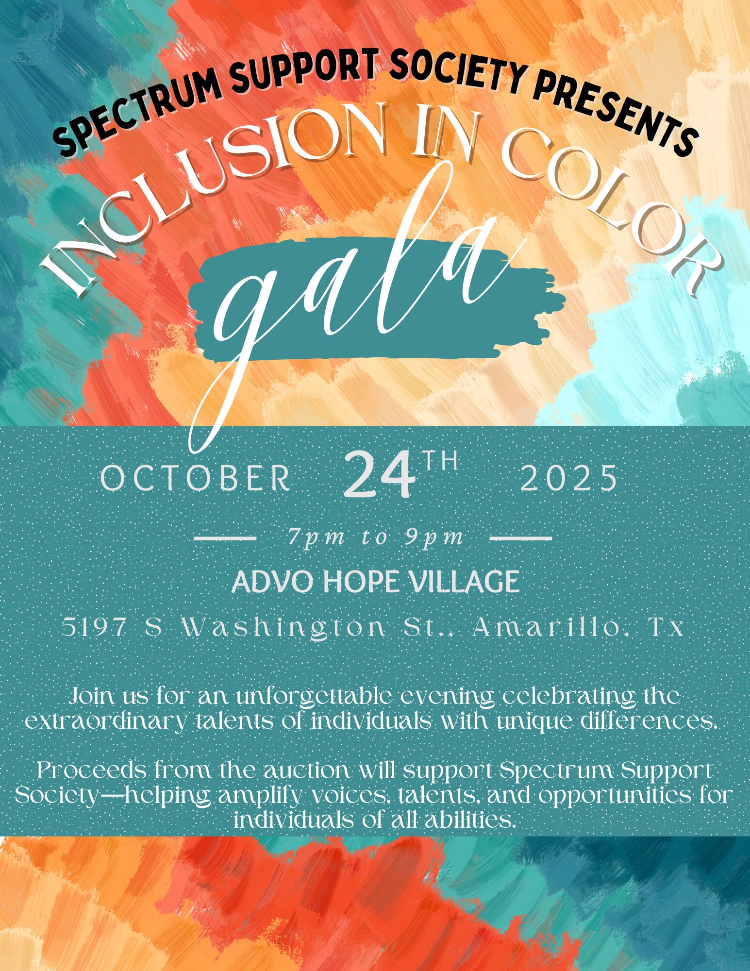 AA1NLbYq Spectrum Support Society mengumumkan acara 'Inklusi dalam Warna'