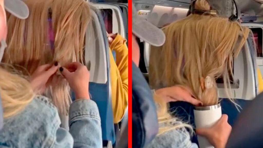 What you should never do on an airplane