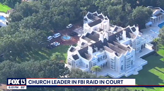 The Tampa-area mansion was the home of Michelle Brannon, who helped lead the Kingdom of God Global Church with founder David Taylor, officials say.