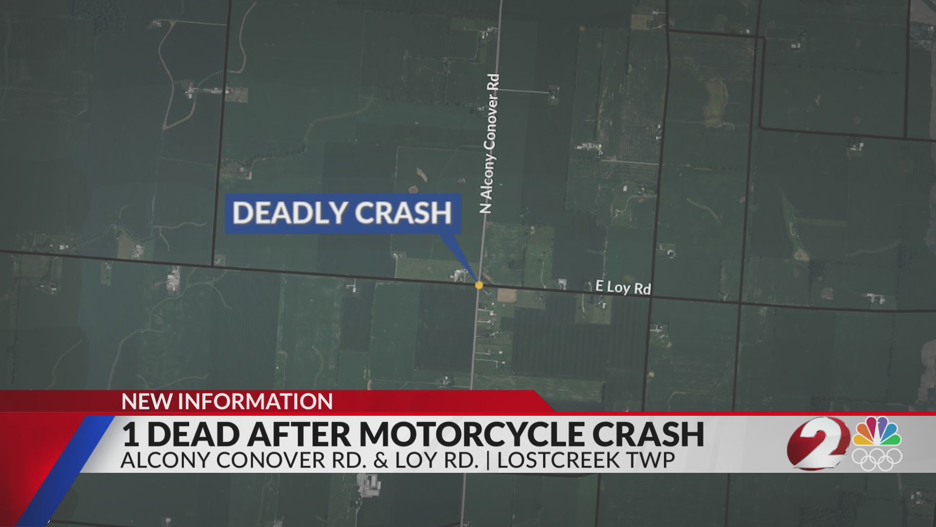 1 dead after motorcycle crash in Lostcreek Twp.