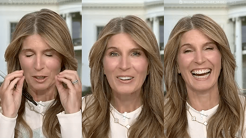 Nicolle Wallace looking stunned and surprised