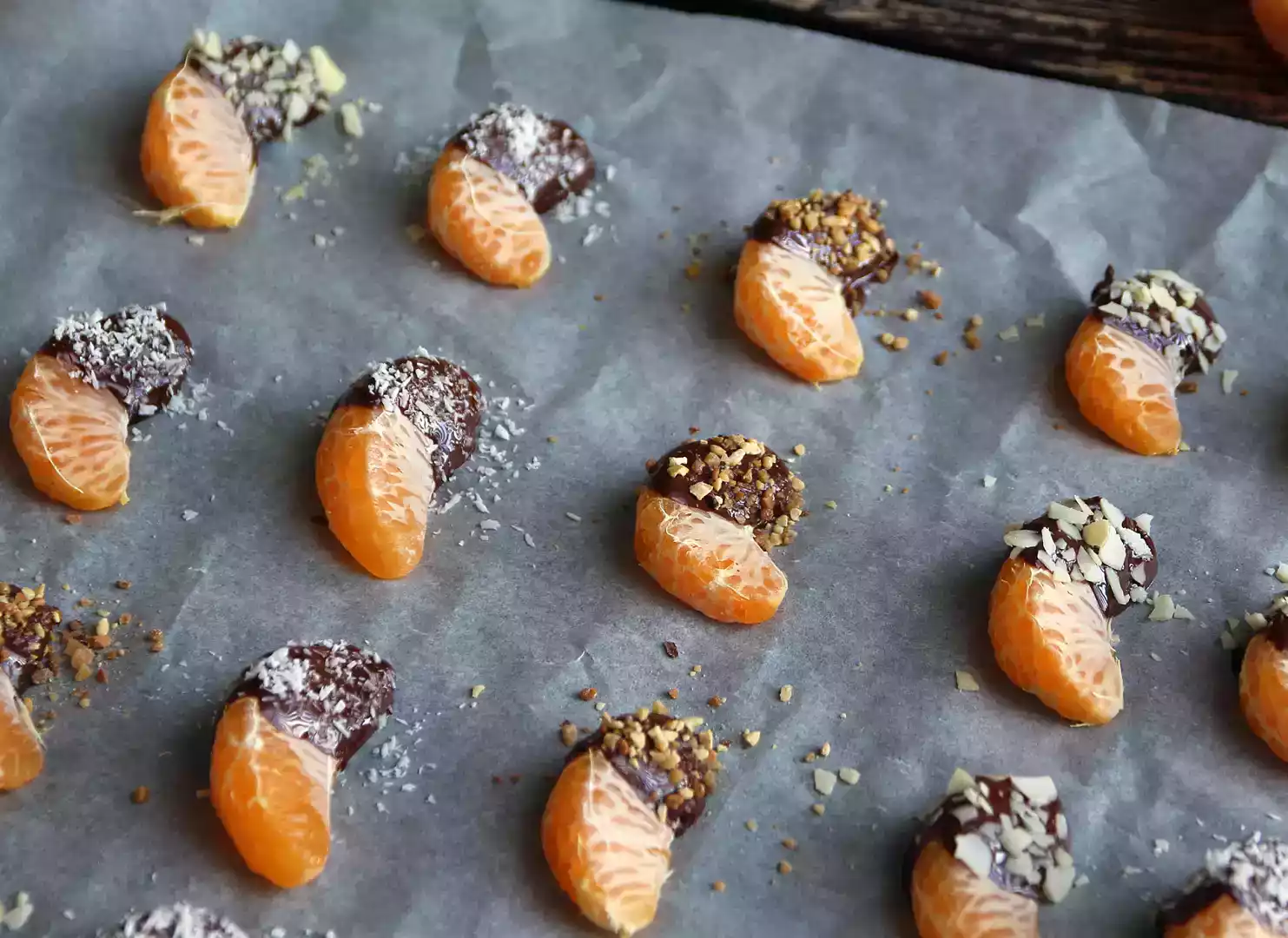 Clementinen mit schokolade: das frische und leckere express-dessert!