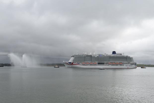 Cruise ship delayed leaving Southampton after containers fall off cargo ...