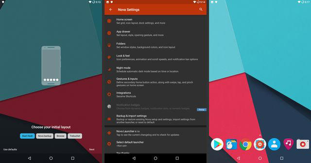 Nova Launcher on Android