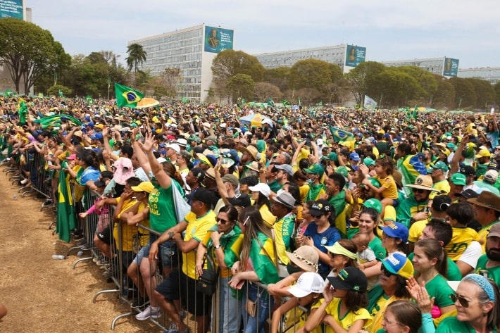 O inquérito apurava o uso eleitoral de recursos públicos e símbolos institucionais em eventos do Bicentenário da Independência do Brasil Foto: Wilton Júnior/Estadão