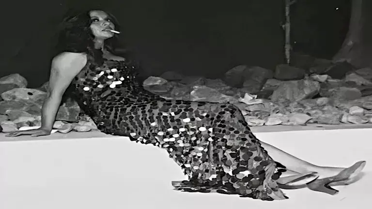 سعاد حسني من كواليس فيلم بئر الحرمان