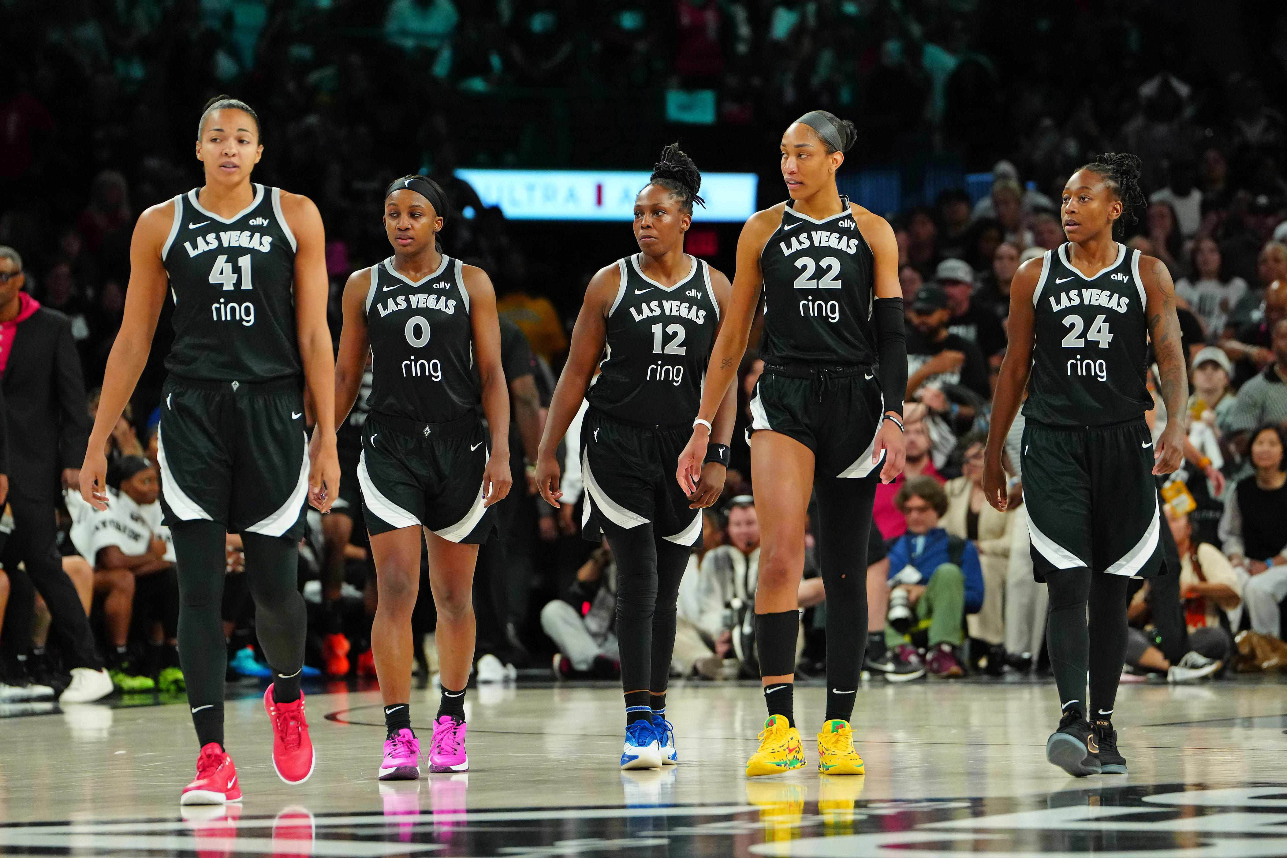 Projected Aces starting lineup in the 2025 WNBA Finals