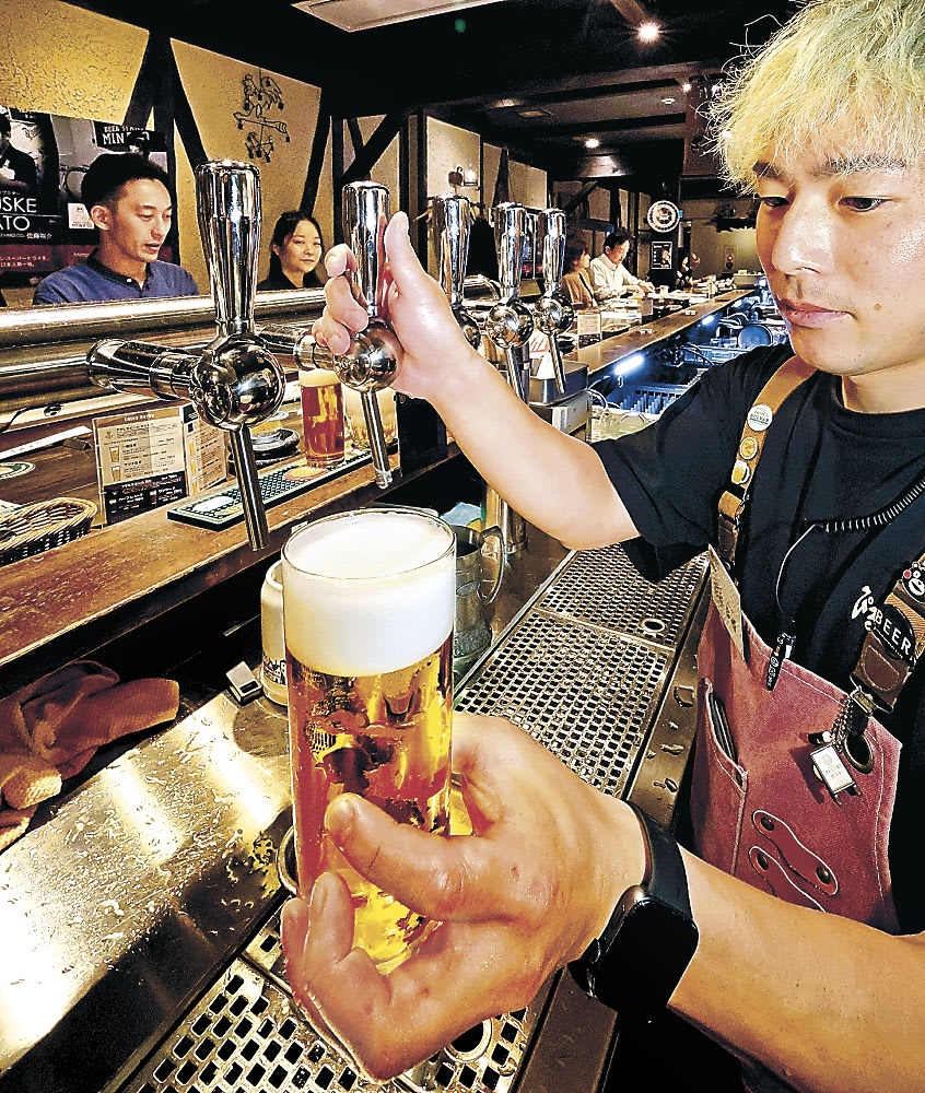「アサヒショック」泡食う片町 システム障害で入荷ストップ