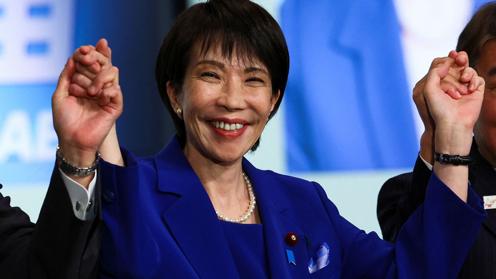 Newly elected Liberal Democratic Party (LDP) leader Sanae Takaichi. Pic: Reuters