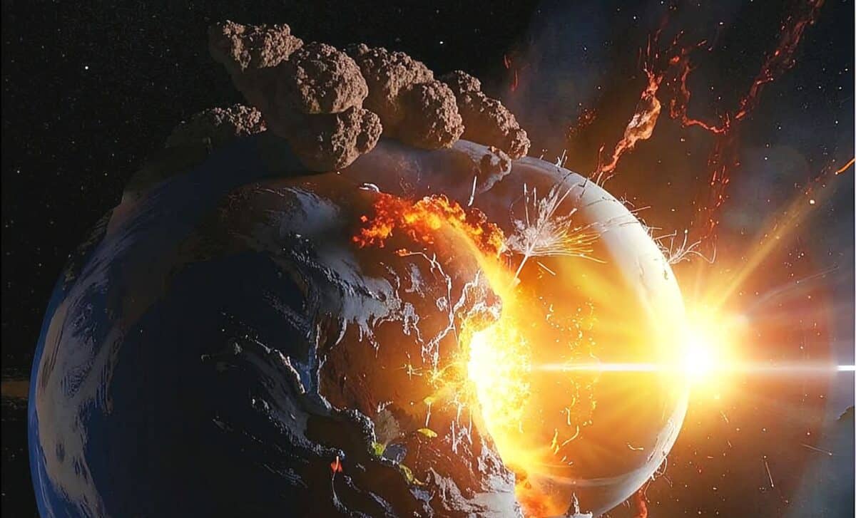 4.5 Billion Years Ago, A Planet-sized Collision Might Be The Reason You ...
