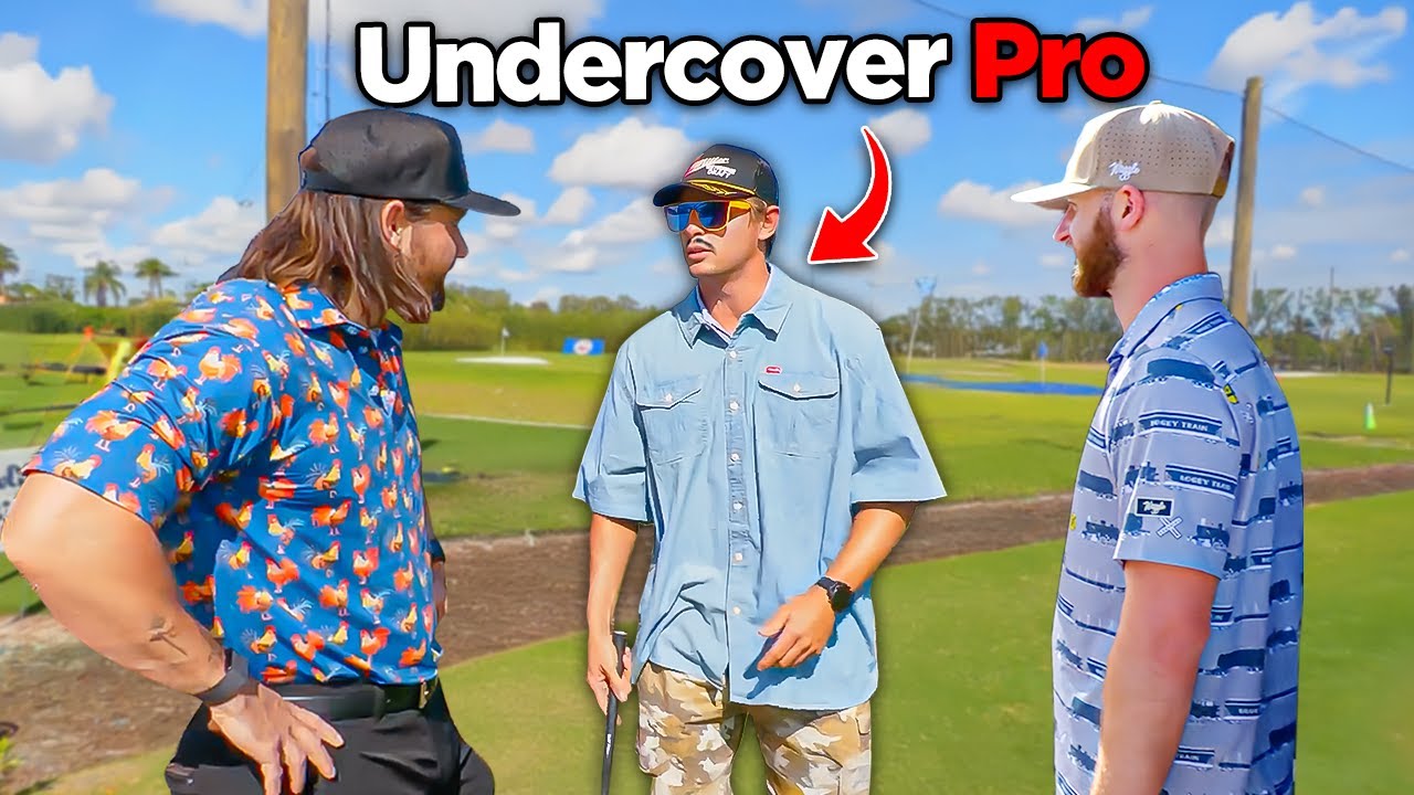 Watch a random golfer get sandbagged!