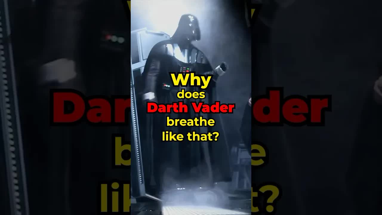 Why Does Darth Vader Breathe Like That? #starwars