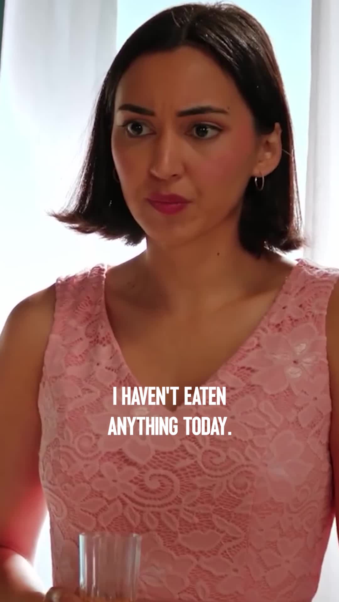 The moment she realized her mistake