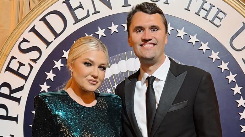 Erika Kirk Had A Bigger Age Gap With Her Husband Charlie Than We Realized