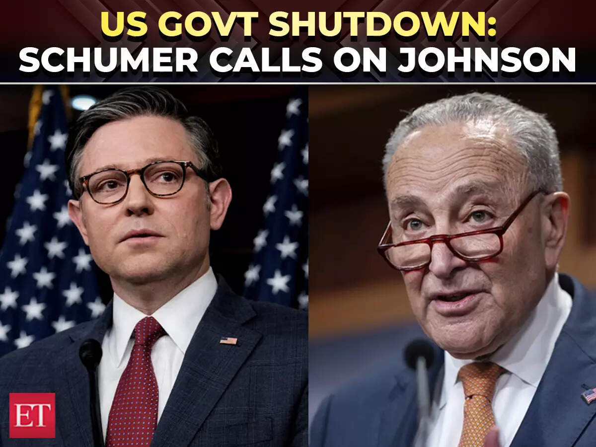 'He won't sit down': Chuck Schumer calls on Speaker Johnson to work ...