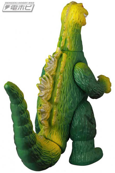 ソフビモデル「クラシックイメージゴジラ」が4期カラーとなって