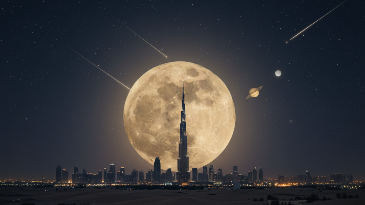 Rare Harvest Moon to light up UAE skies, followed by twin supermoons ...