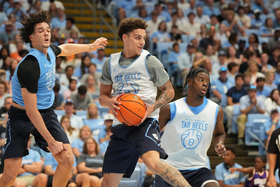 Observations from UNC Basketball practice, including a potential starting lineup Observations from UNC Basketball practice, including a potential starting lineup