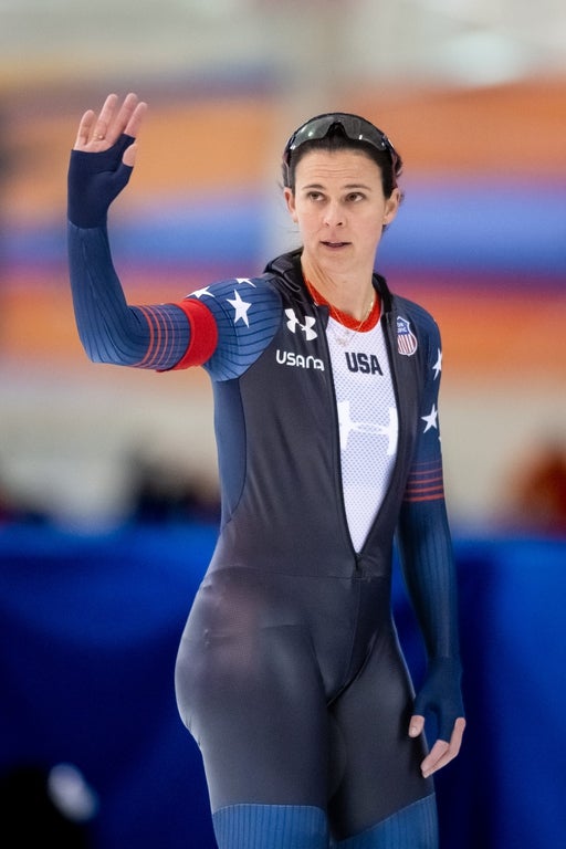 Dynamic photos showcase Olympic speed skater Brittany Bowe on and off