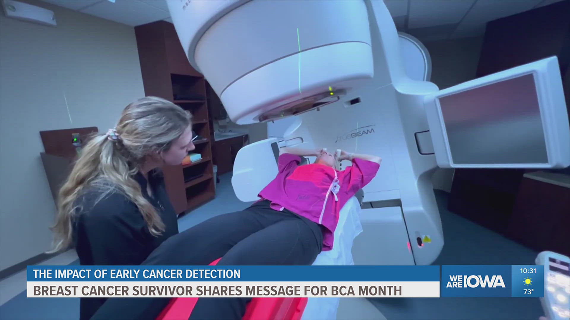 Patient shares how early breast cancer detection gave her more options ...