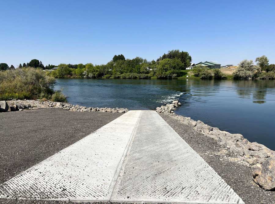 Improved Cedar Point Boat Launch allows for easier river access