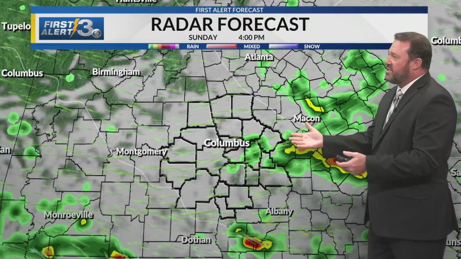Scattered Showers For Sunday, Then Warm & Mostly Dry Until Midweek!