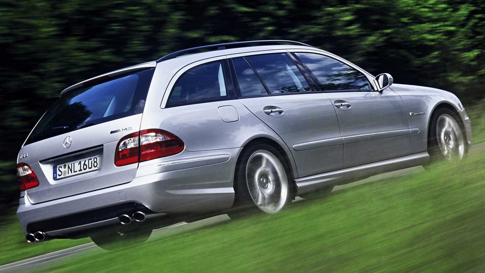 Mercedes-Benz E55 AMG Wagon Rear Three Quarter