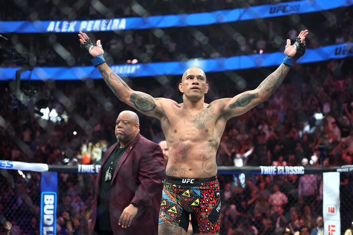 Alex Poatan atropela russo com nocaute em 80 segundos Foto: Sean M. Haffey/AFP